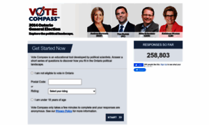 Ontario2014.votecompass.com thumbnail