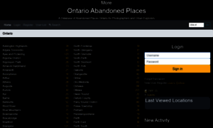 Ontarioabandonedplaces.net thumbnail