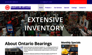 Ontariobearings.com thumbnail