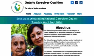 Ontariocaregivercoalition.ca thumbnail