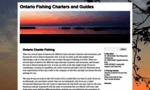 Ontariofishingcharters.com thumbnail