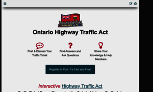 Ontariohighwaytrafficact.com thumbnail