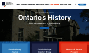 Ontariohistoricalsociety.ca thumbnail