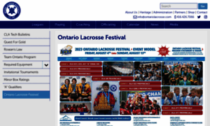 Ontariolacrossefestival.com thumbnail