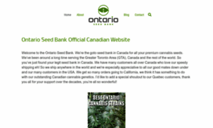 Ontarioseedbank.ca thumbnail