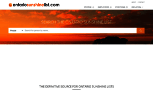 Ontariosunshinelist.com thumbnail