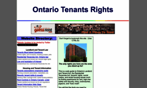 Ontariotenants.ca thumbnail