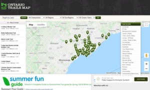 Ontariotrailsmap.com thumbnail