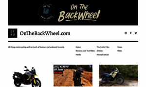 Onthebackwheel.com thumbnail