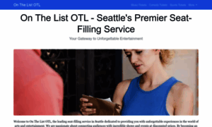 Onthelistseattle.com thumbnail