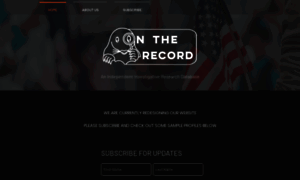 Ontherecord.org thumbnail