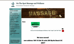 Onthespotmassage.massagetherapy.com thumbnail