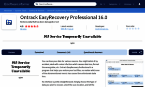 Ontrack-easyrecovery-professional.software.informer.com thumbnail