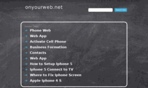 Onyourweb.net thumbnail