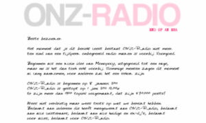 Onz-radio.nl thumbnail
