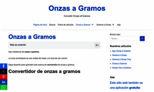 Onzasagramos.com thumbnail