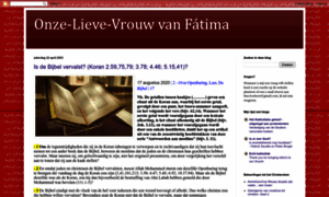 Onzelievevrouwvanfatima.blogspot.com thumbnail