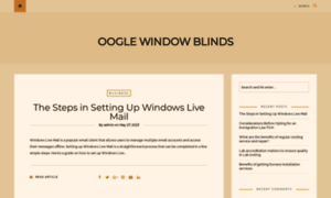 Ooglewindowblinds.com thumbnail