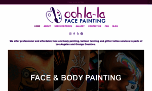 Ooohlalafacepainting.com thumbnail