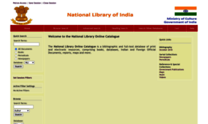 Opac.nationallibrary.gov.in thumbnail