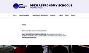Open-astronomy-schools.org thumbnail