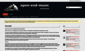 Open-end-music.com thumbnail