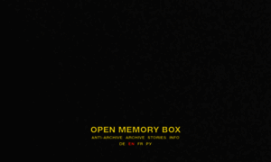 Open-memory-box.de thumbnail