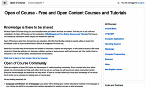 Open-of-course.org thumbnail