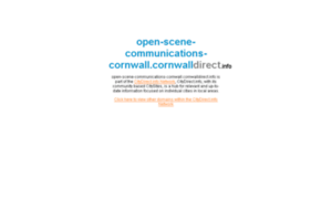Open-scene-communications-cornwall.cornwalldirect.info thumbnail