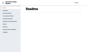Open-science-training-handbook.gitbook.io thumbnail