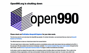 Open990.org thumbnail