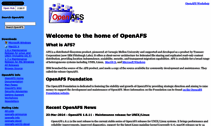 Openafs.org thumbnail