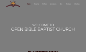 Openbiblebaptist.com thumbnail