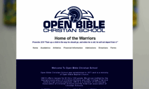 Openbiblechristianschool.org thumbnail