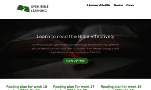 Openbiblelearning.com thumbnail