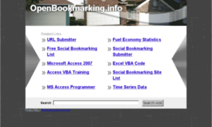 Openbookmarking.info thumbnail