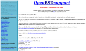 Openbsdsupport.org thumbnail