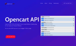 Opencartapi.com thumbnail