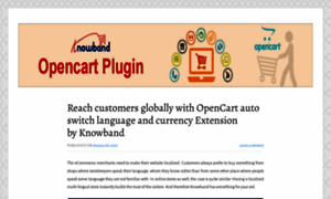Opencartplugin.wordpress.com thumbnail