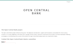 Opencentralbank.org thumbnail