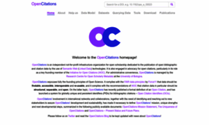 Opencitations.net thumbnail