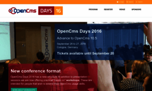 Opencms-days.org thumbnail