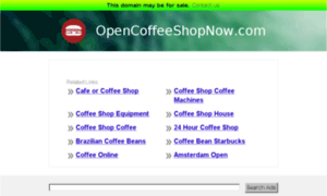 Opencoffeeshopnow.com thumbnail