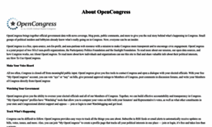 Opencongress.org thumbnail