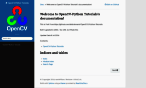 Opencv24-python-tutorials.readthedocs.io thumbnail