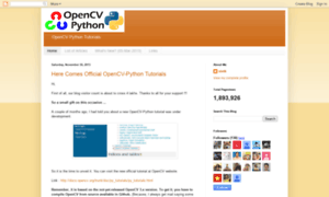 Opencvpython.blogspot.in thumbnail