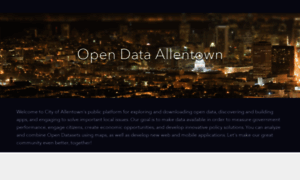 Opendata.allentownpa.gov thumbnail