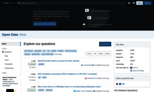 Opendata.stackexchange.com thumbnail