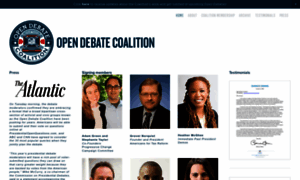 Opendebatecoalition.com thumbnail