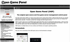 Opengamepanel.org thumbnail